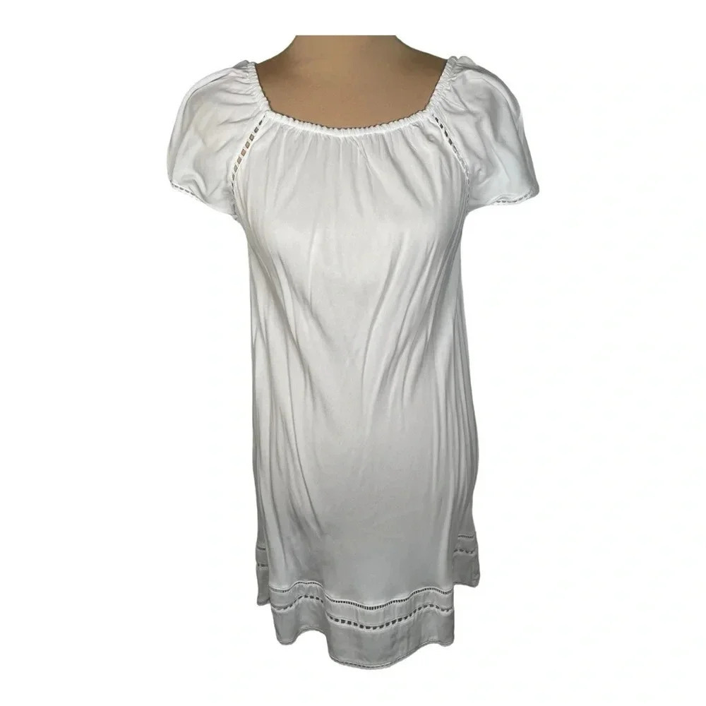 Naked Princess Sabella‎ Off The Shoulder White Boho Dress Size Petite NWT
